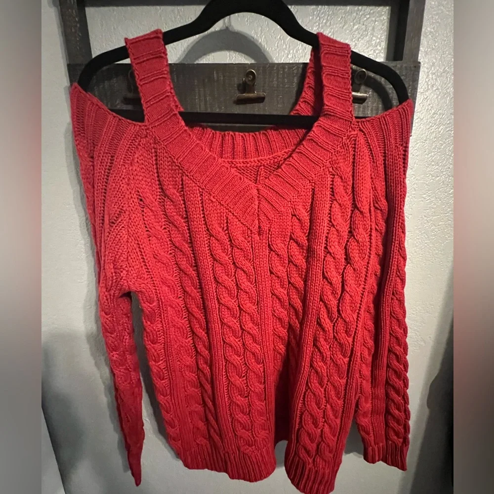 Women’s Red Sweater - Picture 2 of 5